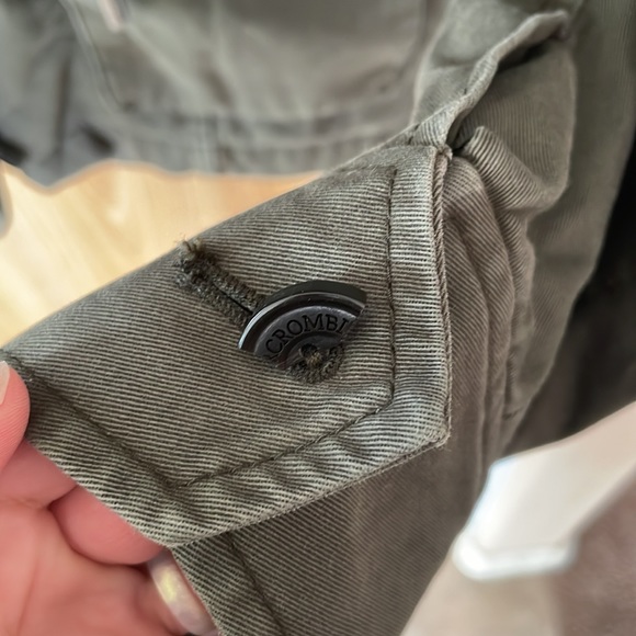 Abercrombie & Fitch Green Olive Sherpa Jacket - Picture 9 of 11